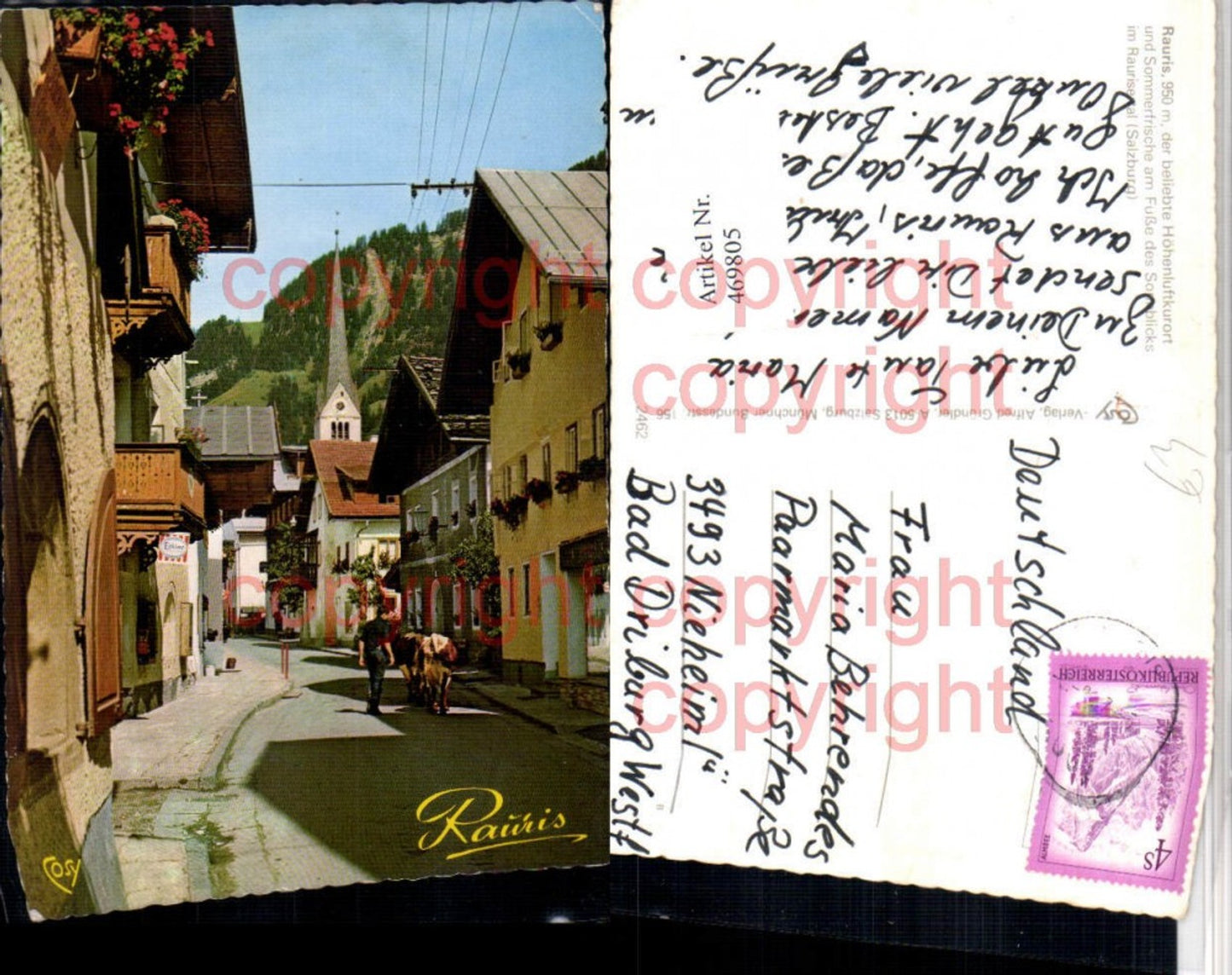 469805,Rauris Straßenansicht pub Cosy