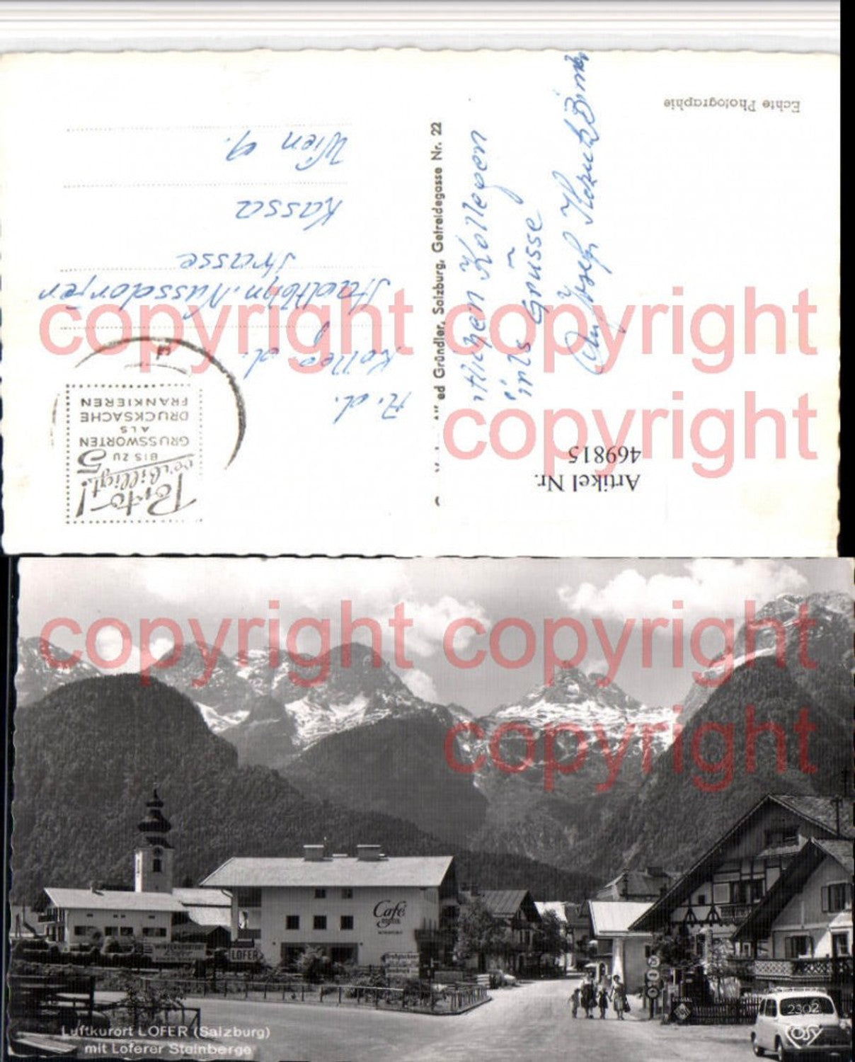 469815,Lofer Teilansicht m. Loferer Steinbergen Bergkulisse pub Cosy 2302