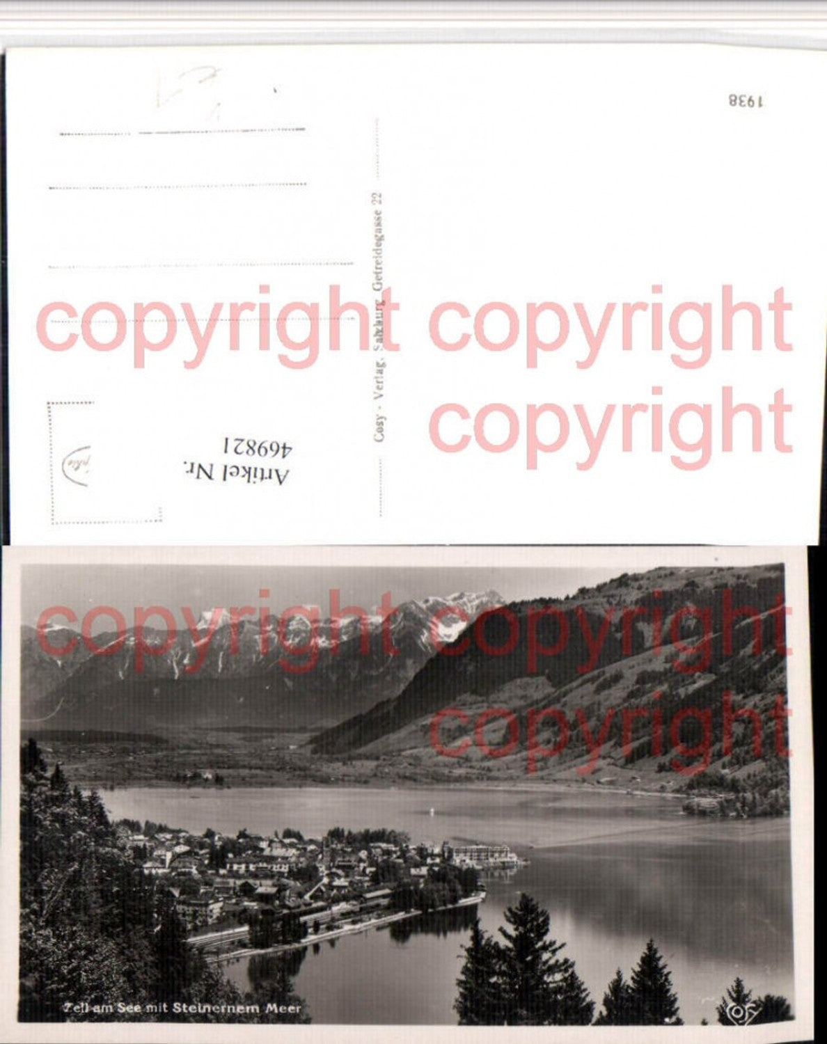 469821,Zell am See Totale m. Steinernem Meer Bergkulisse pub Cosy