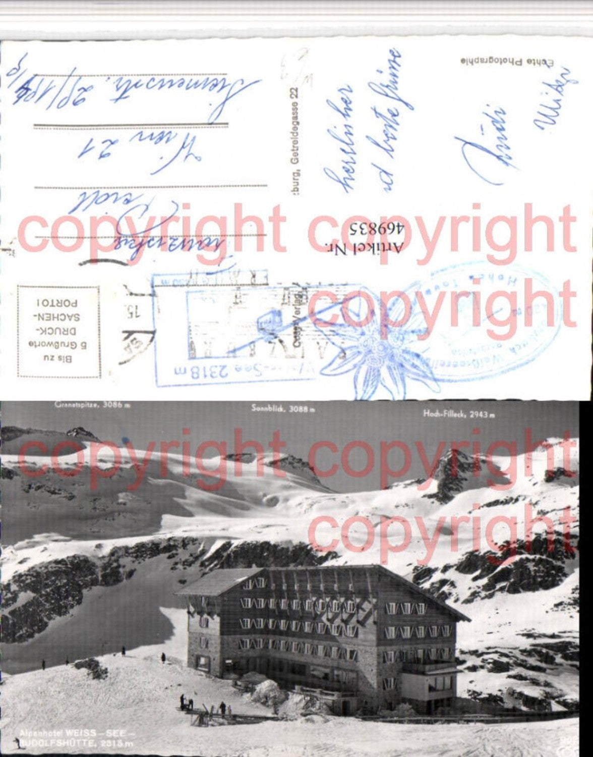 469835,Rudolfshütte Alpenhotel Weißsee b. Uttendorf Bergkulisse