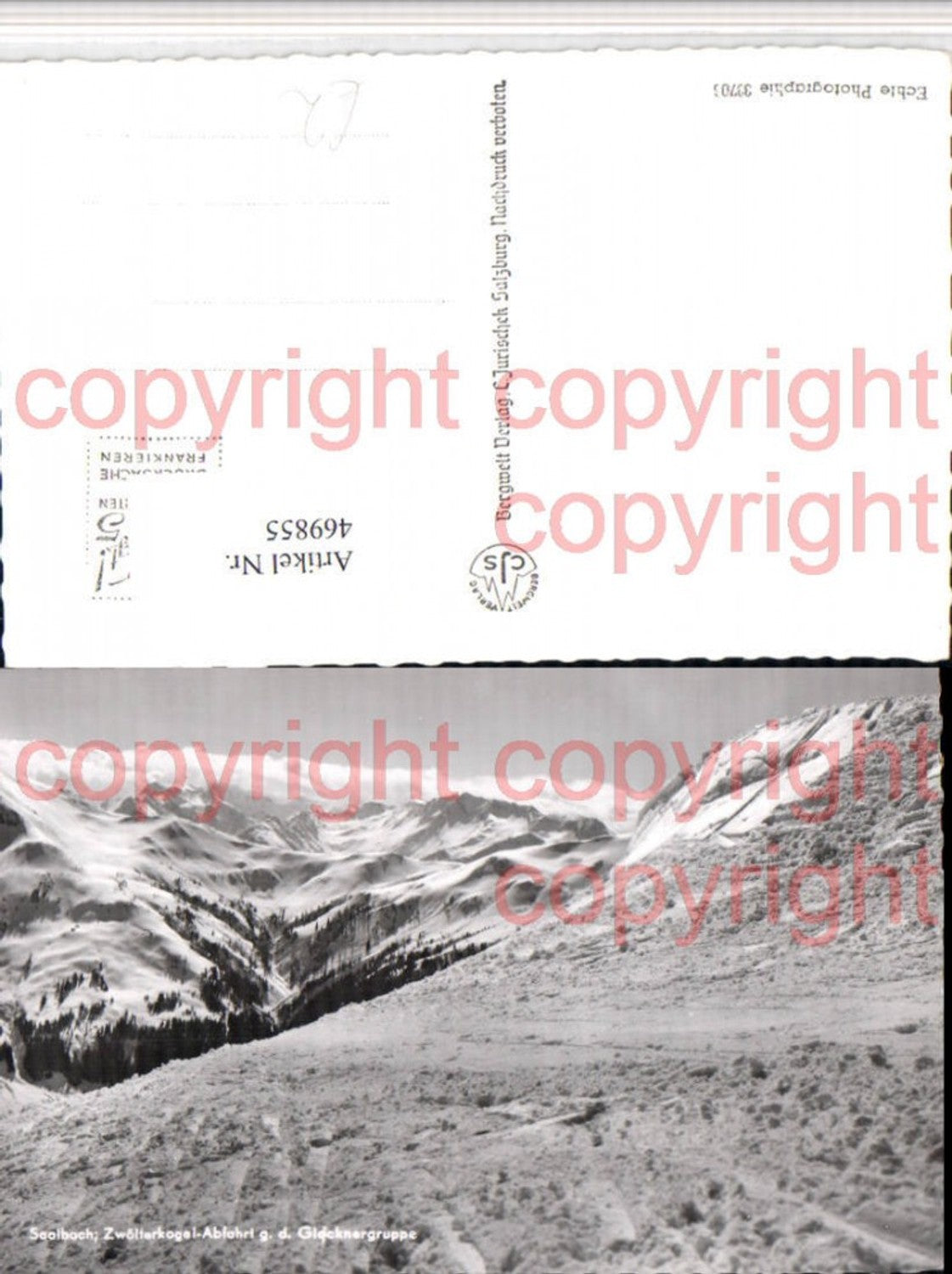 469855,Saalbach Zwölferkogel Abfahrt Bergkulisse Winterbild