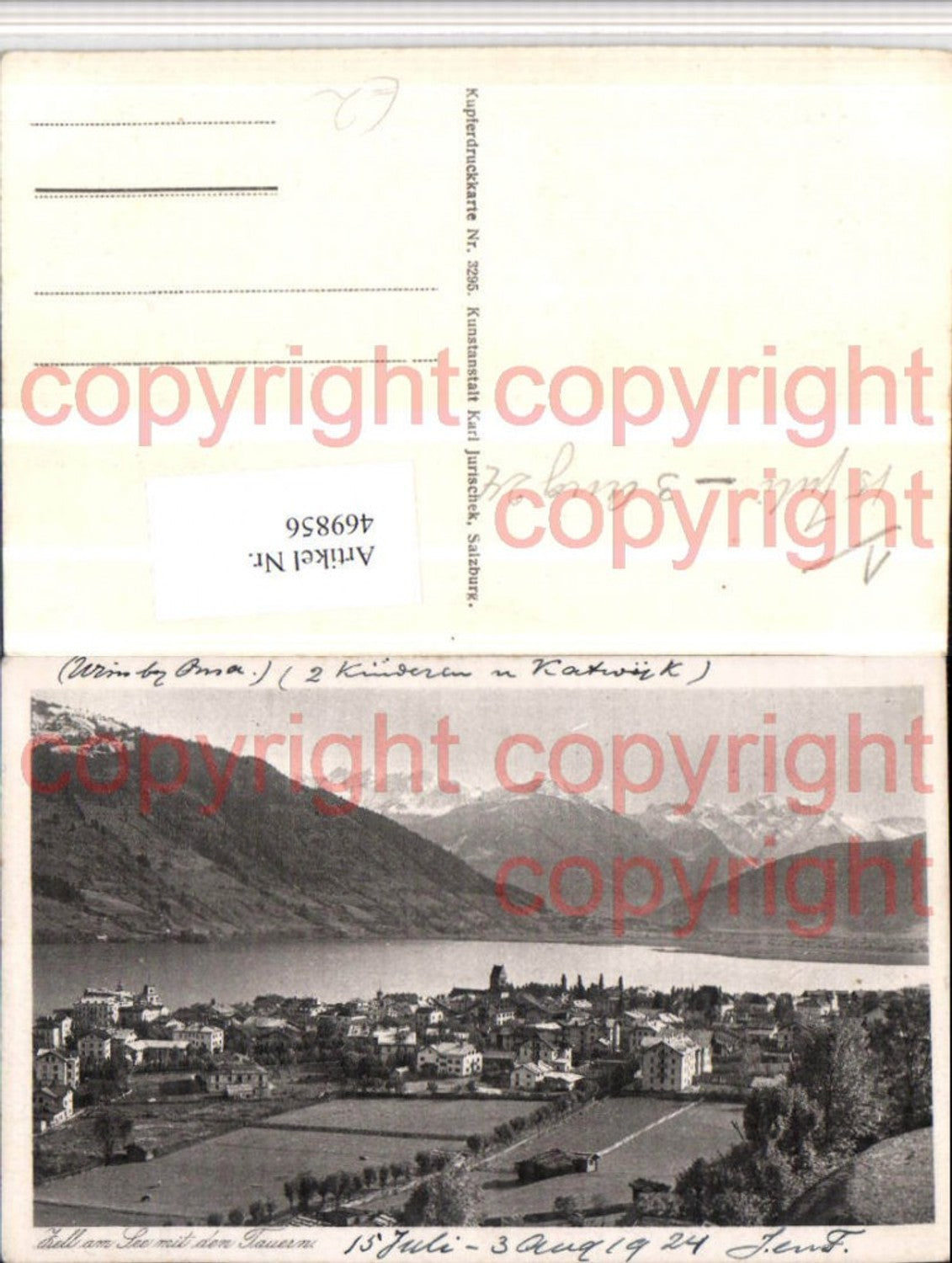 469856,Zell am See Totale m. Tauern Bergkulisse