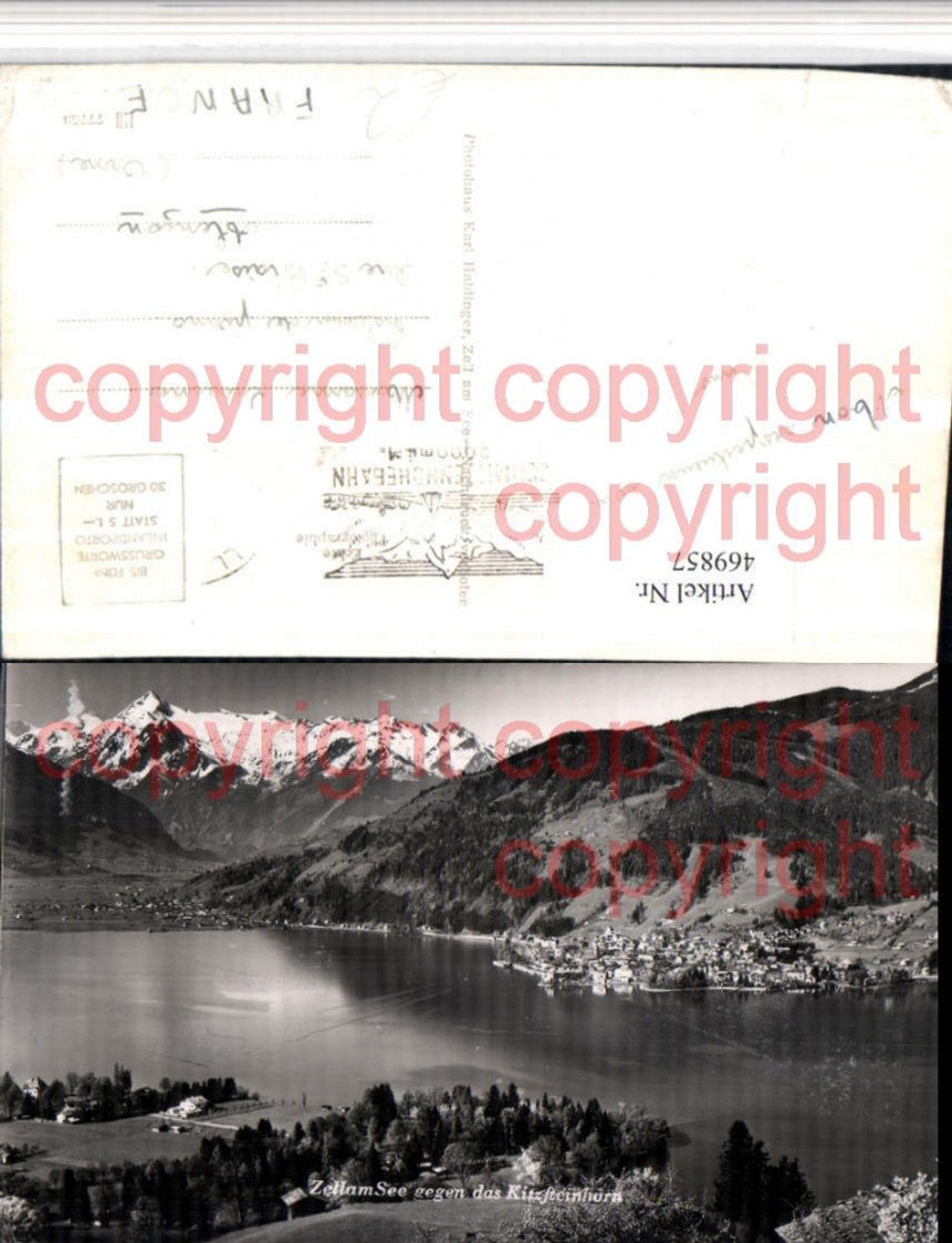 469857,Zell am See Totale geg. Kitzsteinhorn Bergkulisse