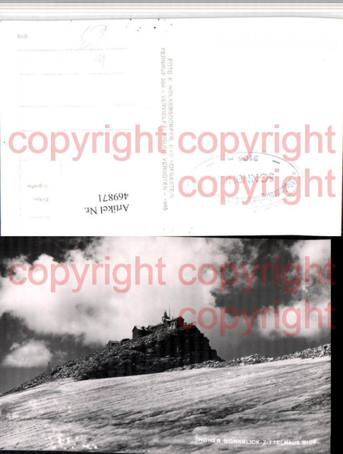 469871,Hoher Sonnblick Zittelhaus Berghütte b. Rauris