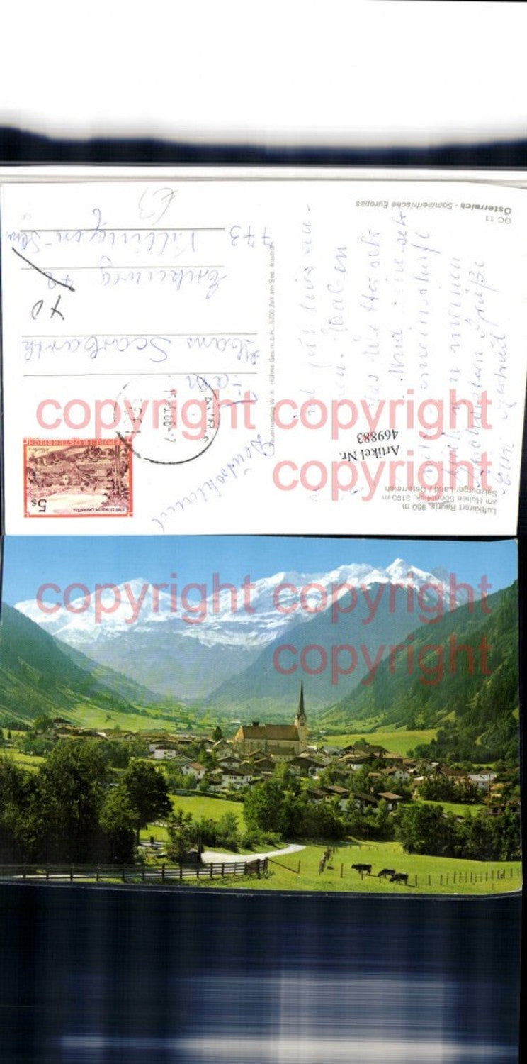 469883,Rauris am Hohen Sonnblick Totale Bergkulisse