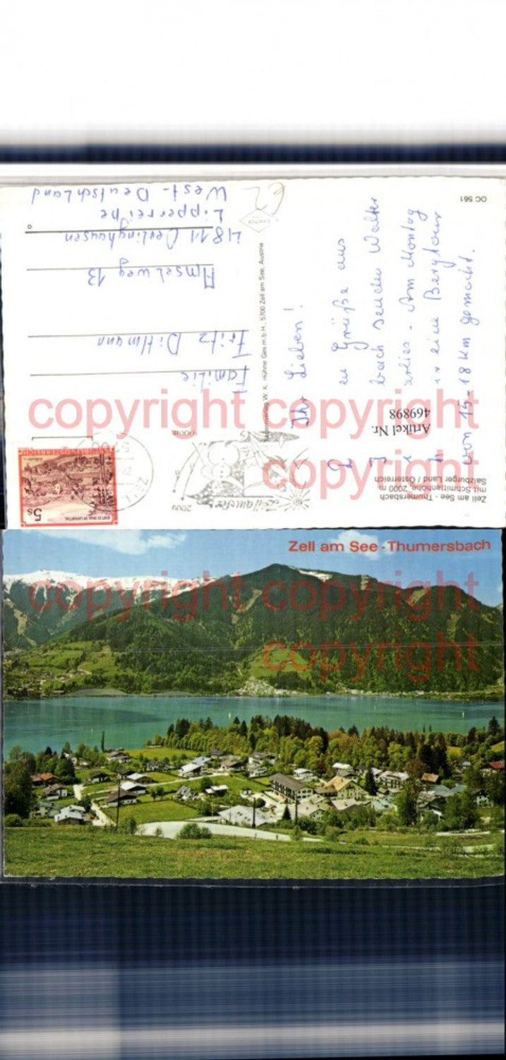 469898,Zell am See Thumersbach Totale Bergkulisse