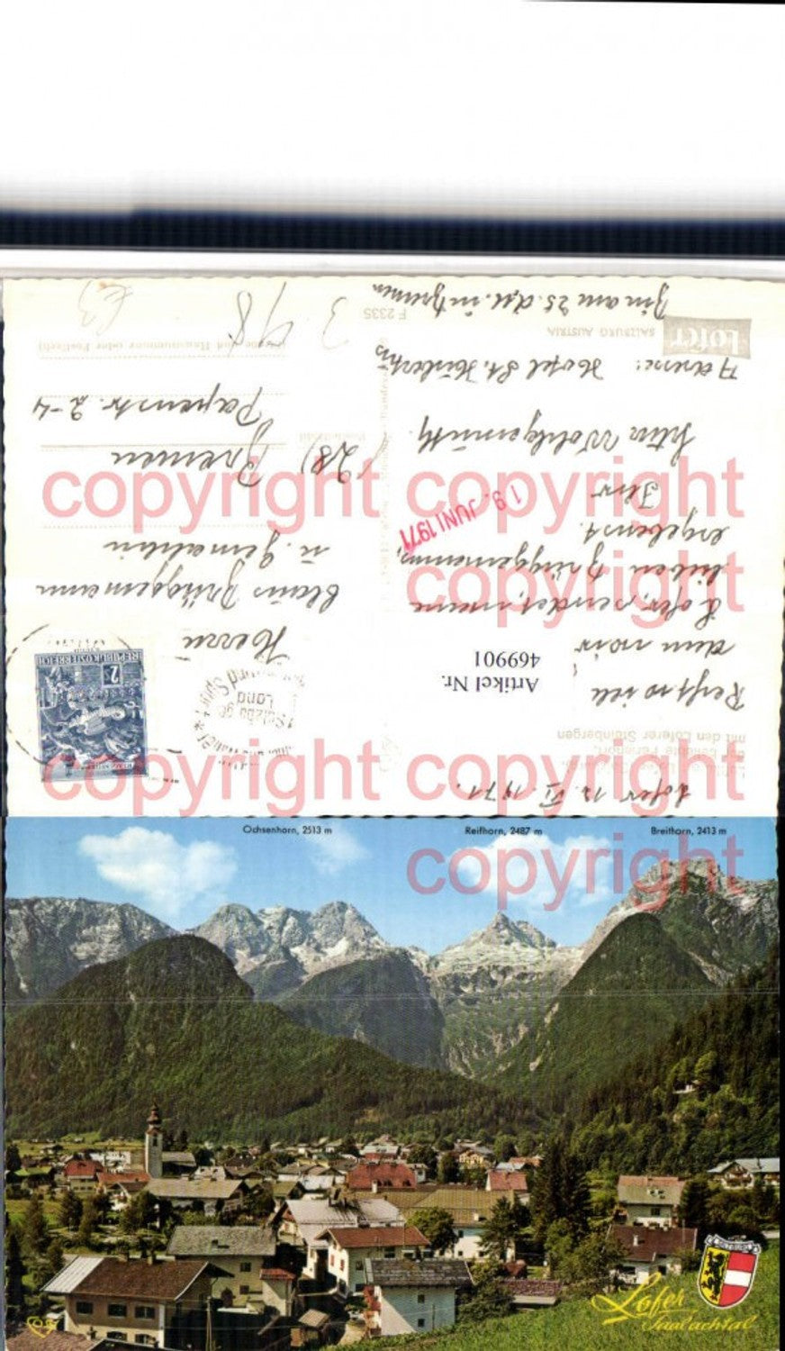 469901,Lofer Totale m. Loferer Steinbergen Bergkulisse