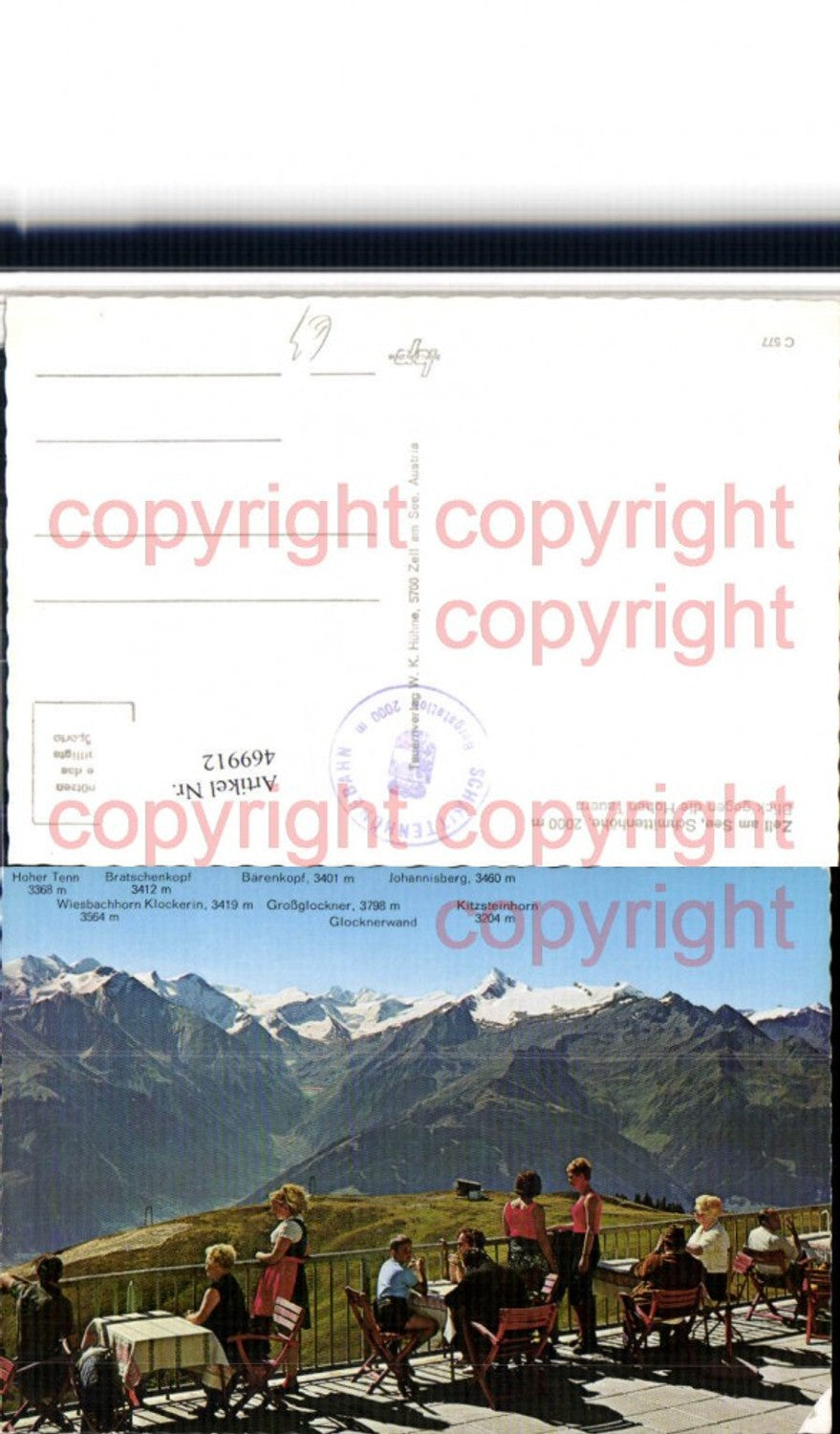 469912,Zell am See Schmittenhöhe Terrasse Ausblick Bergkulisse