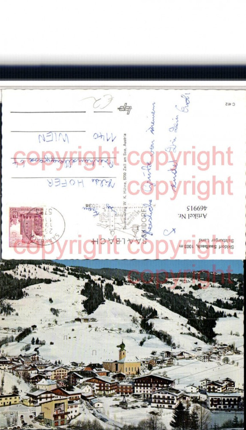 469915,Saalbach Totale Winterbild