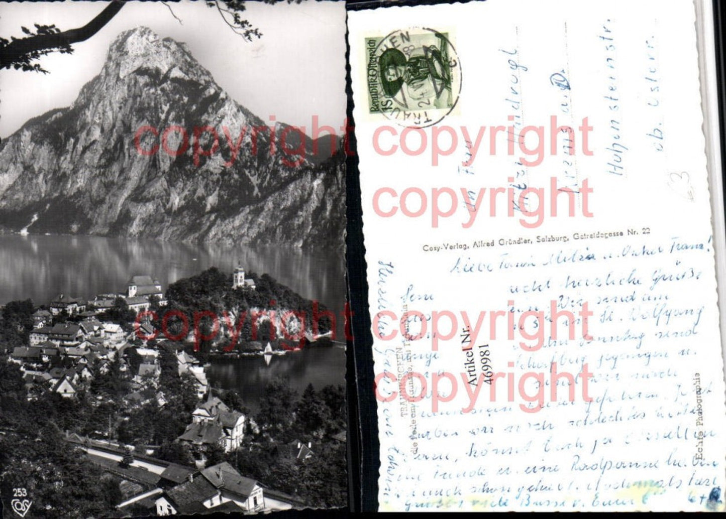 469981,Traunkirchen Totale am Traunsee m. Traunstein pub Cosy 253