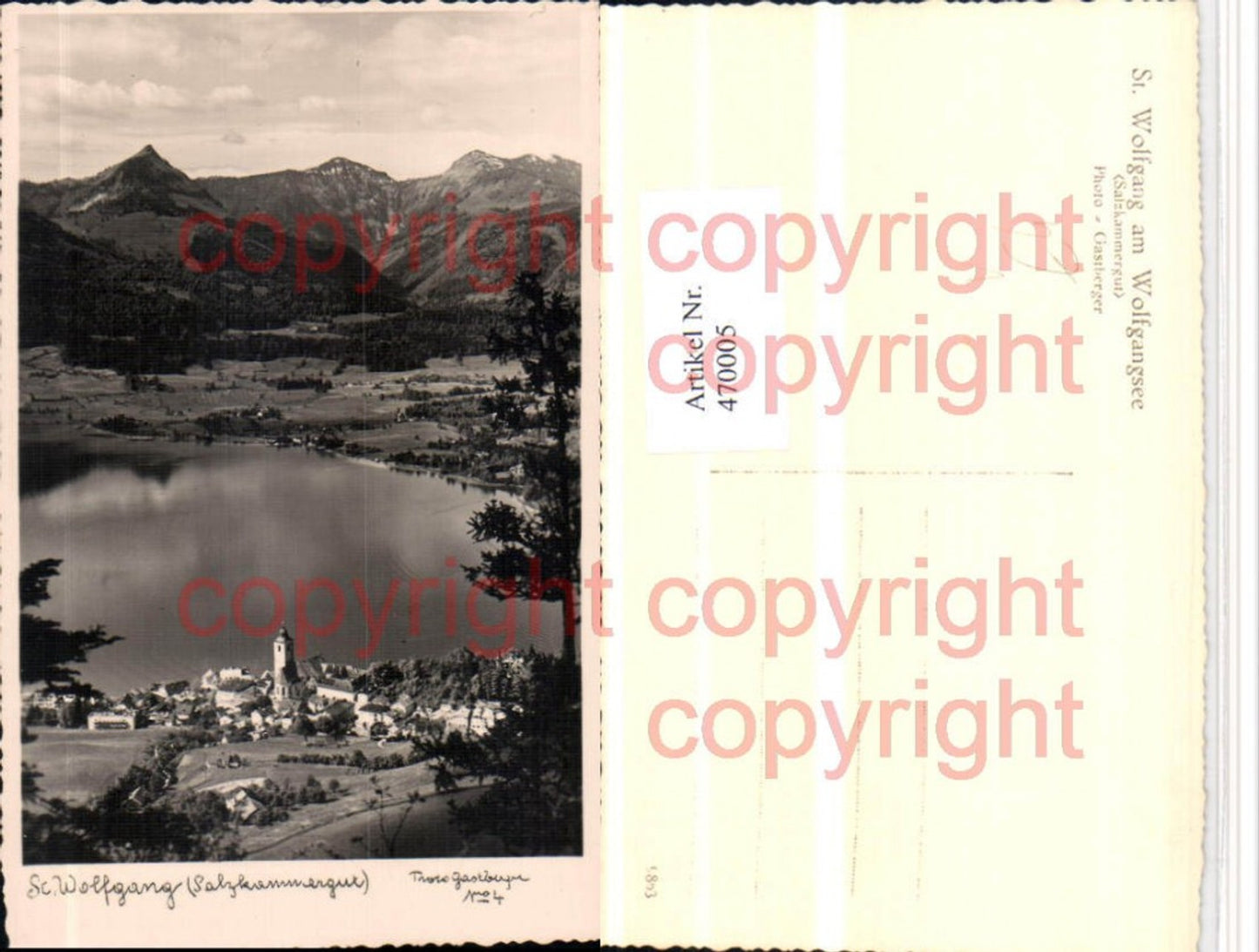 470005,St. Wolfgang am See Totale Bergkulisse pub Gastberger 4