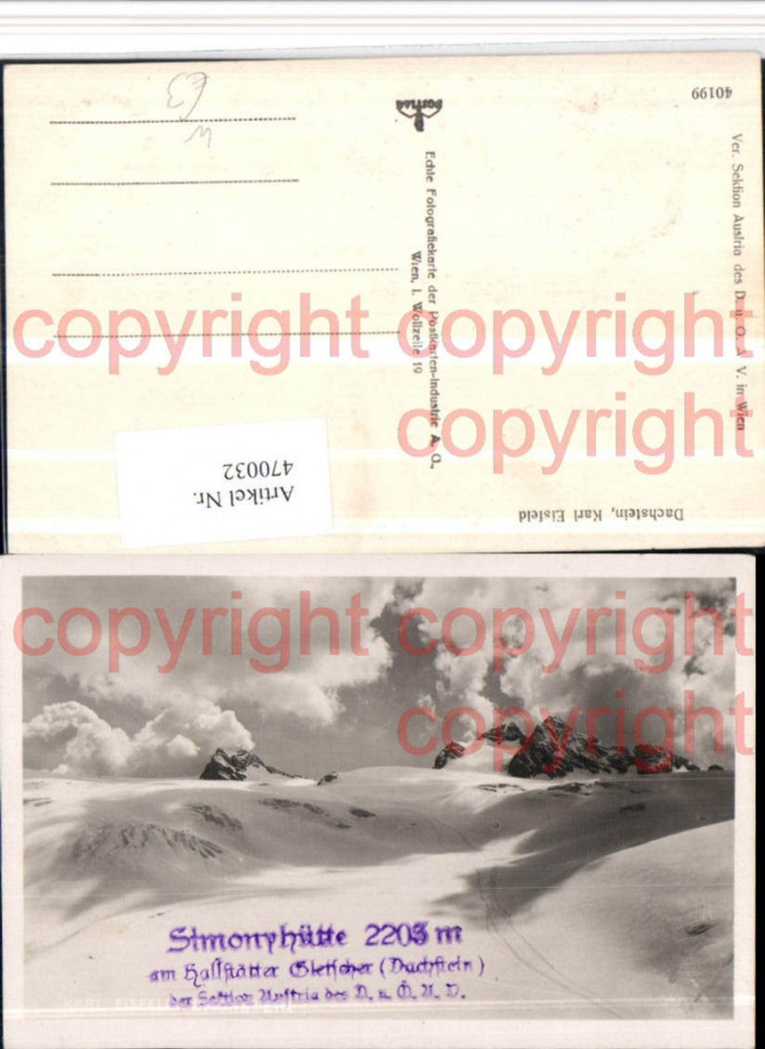 470032,Dachstein Karl Eisfeld b. Hallstatt Bergkulisse