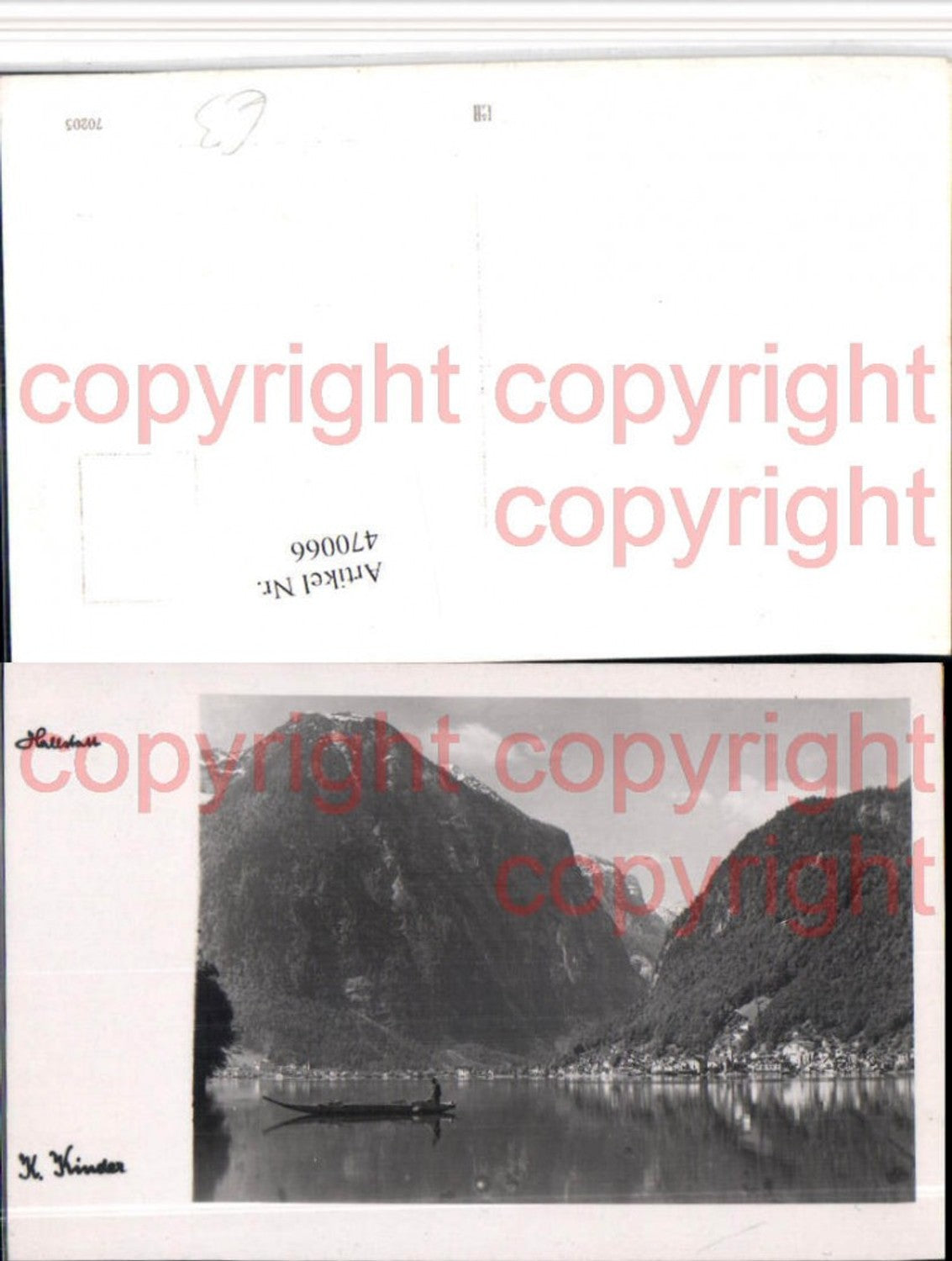 470066,Hallstatt am See Totale Bergkulisse Zille