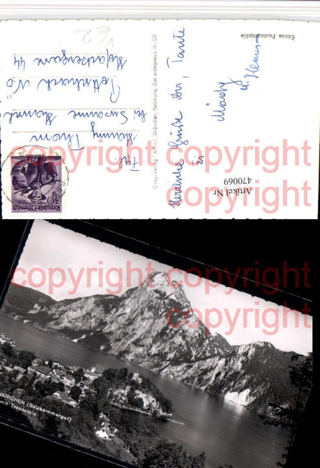 470069,Traunkirchen Totale m. Traunstein Bergkulisse pub Cosy 237