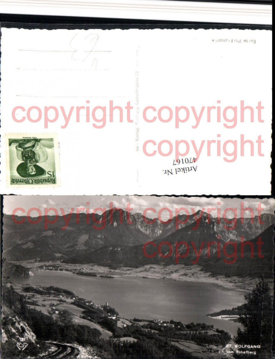 470167,St. Wolfgang Totale vom Schafberg Bergkulisse pub Cosy 131