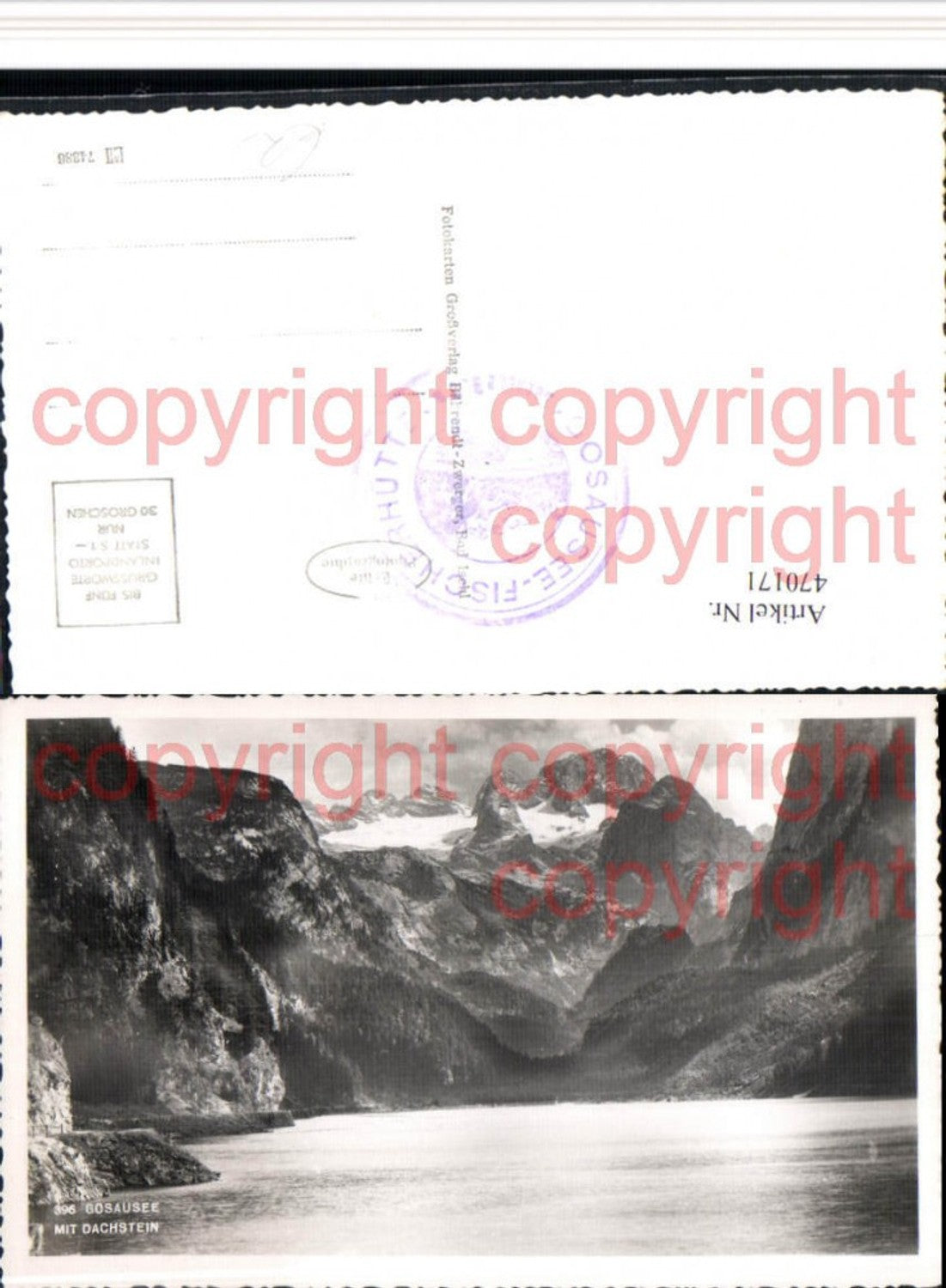 470171,Gosausee See b. Gosau m. Dachstein Bergkulisse