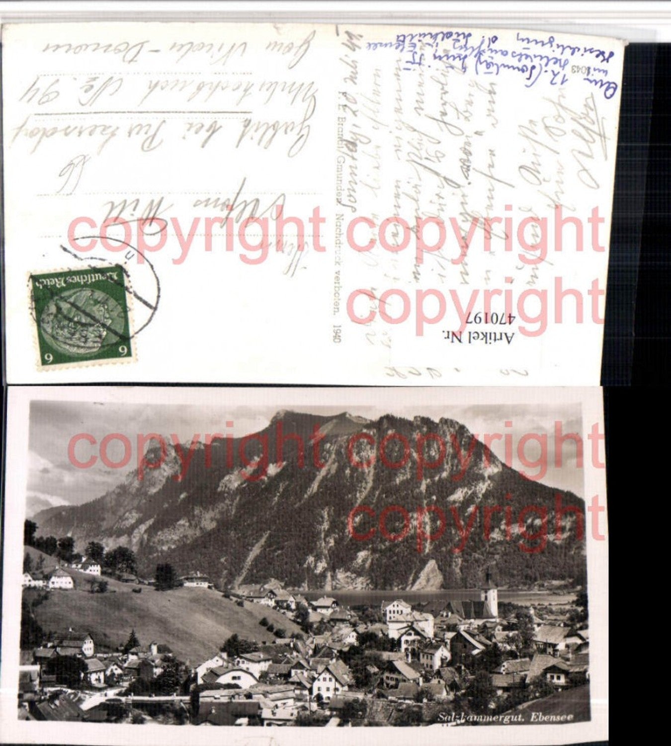 470197,Ebensee Totale Bergkulisse