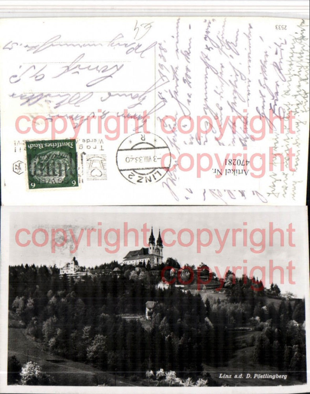 470281,Linz an d. Donau Pöstlingberg Kirche