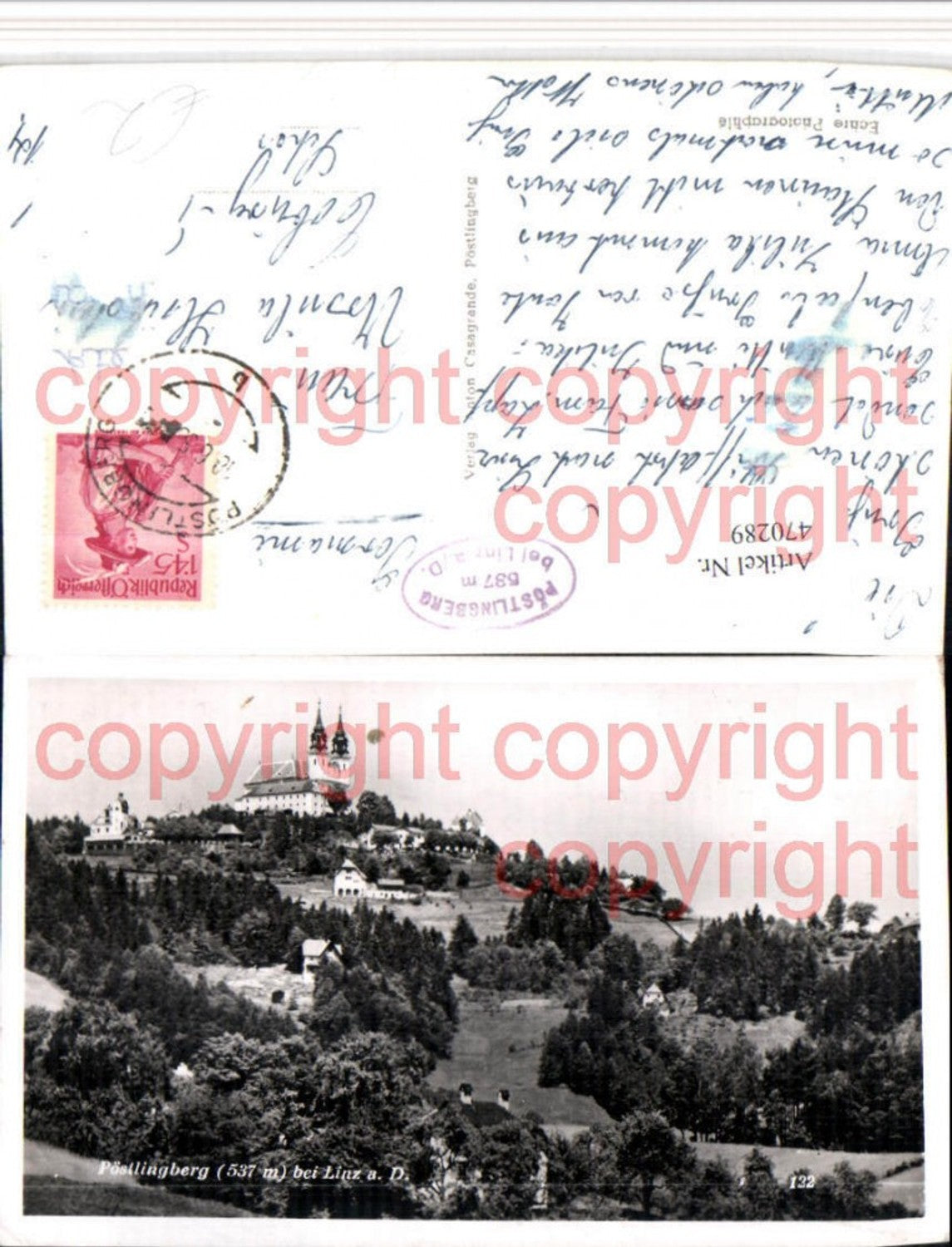 470289,Linz an d. Donau Pöstlingberg Kirche