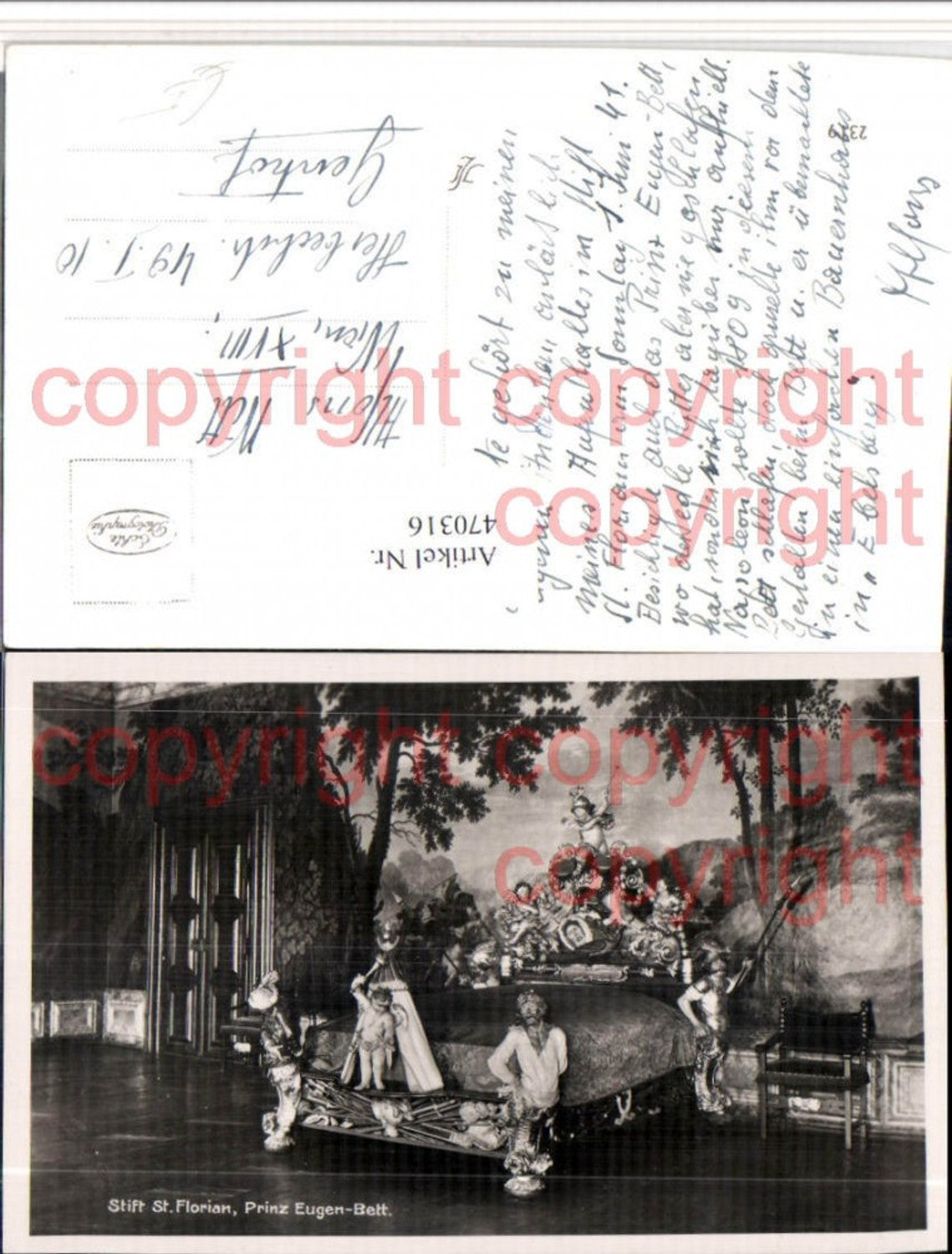 470316, St. Florian Foundation, Prince Eugene Bed