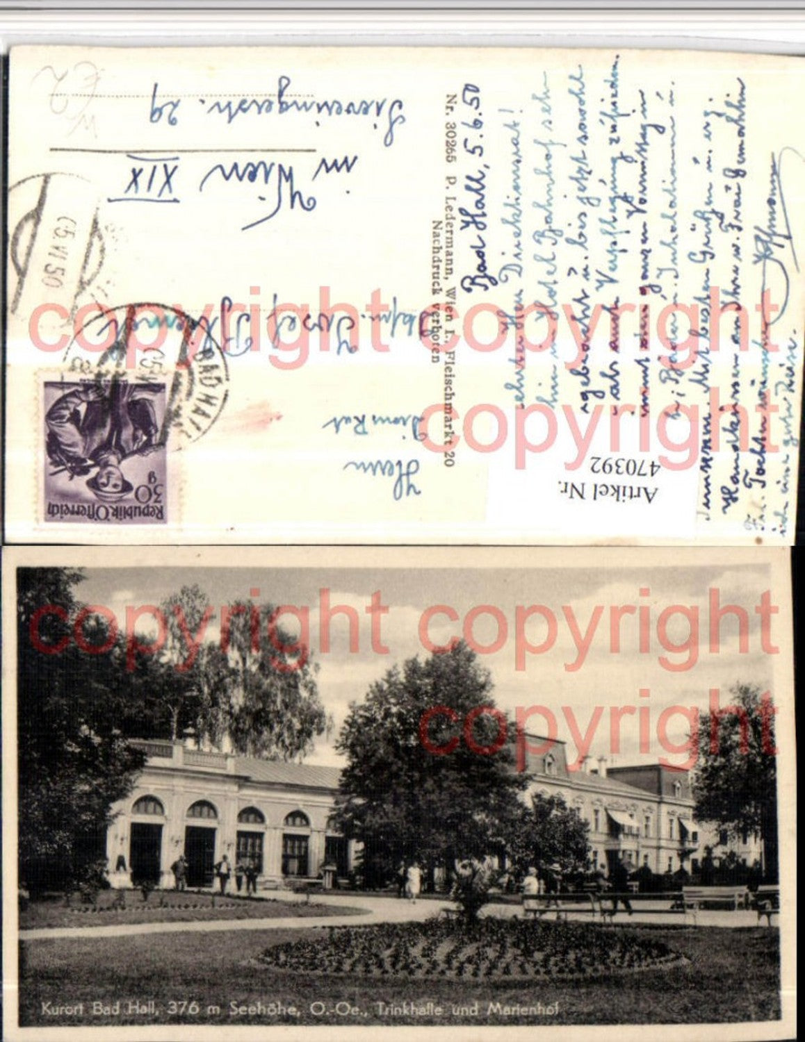 470392,Bad Hall Trinkhalle u. Marienhof