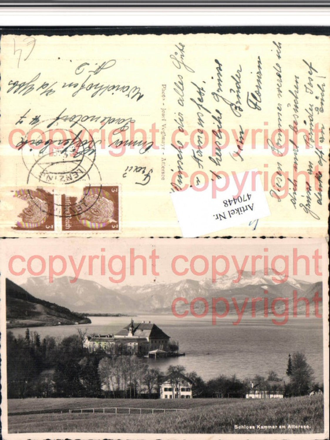 470448, Kammer Castle near Schörfling am Attersee, mountain scenery
