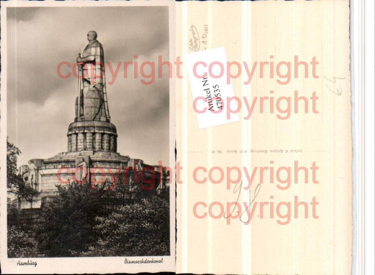 470535,Hamburg Bismarck-Denkmal Statue