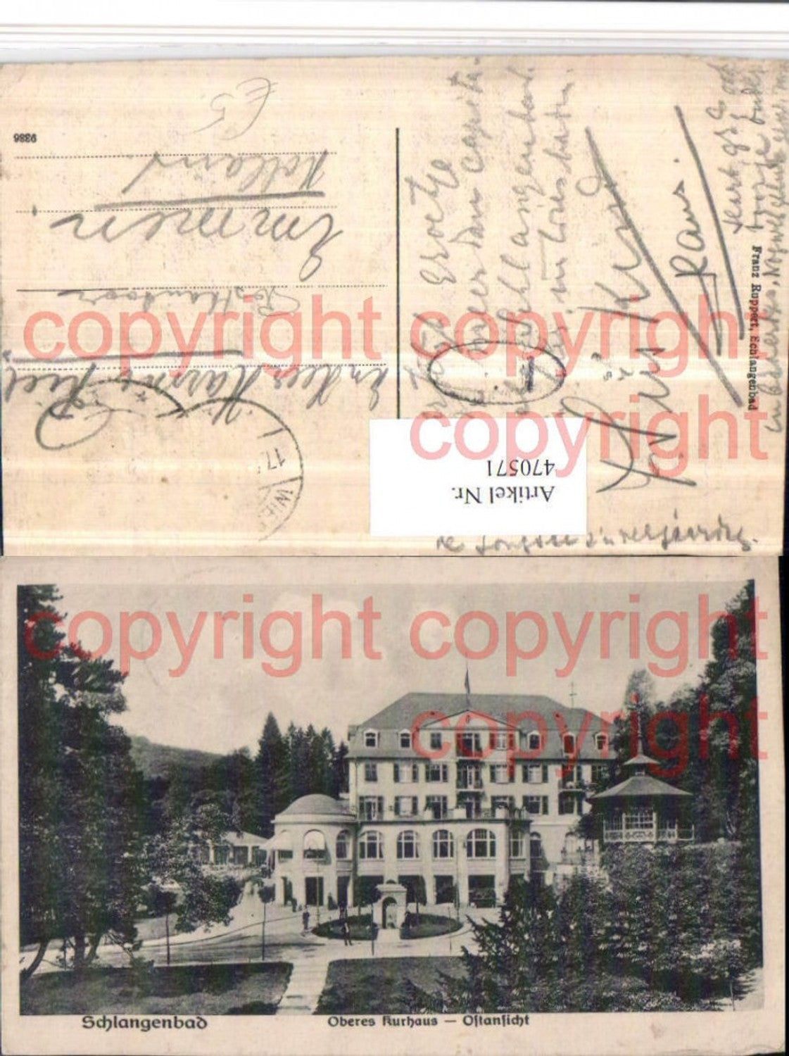 Alte Ansichtskarte – Old Postcard