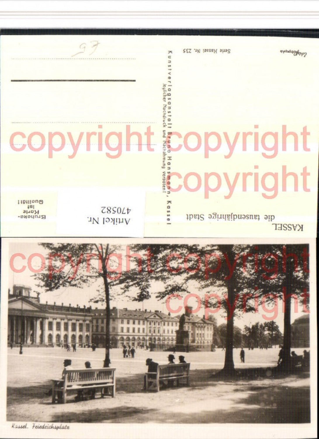 470582,Kassel Friedrichsplatz Platz Denkmal