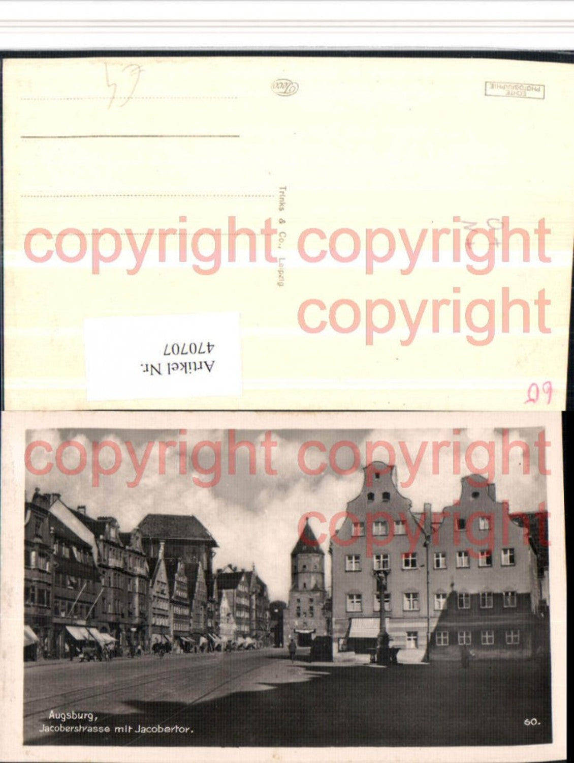 470707,Augsburg Jacoberstraße m. Jacobertor Straßenansicht pub Trinks & Co