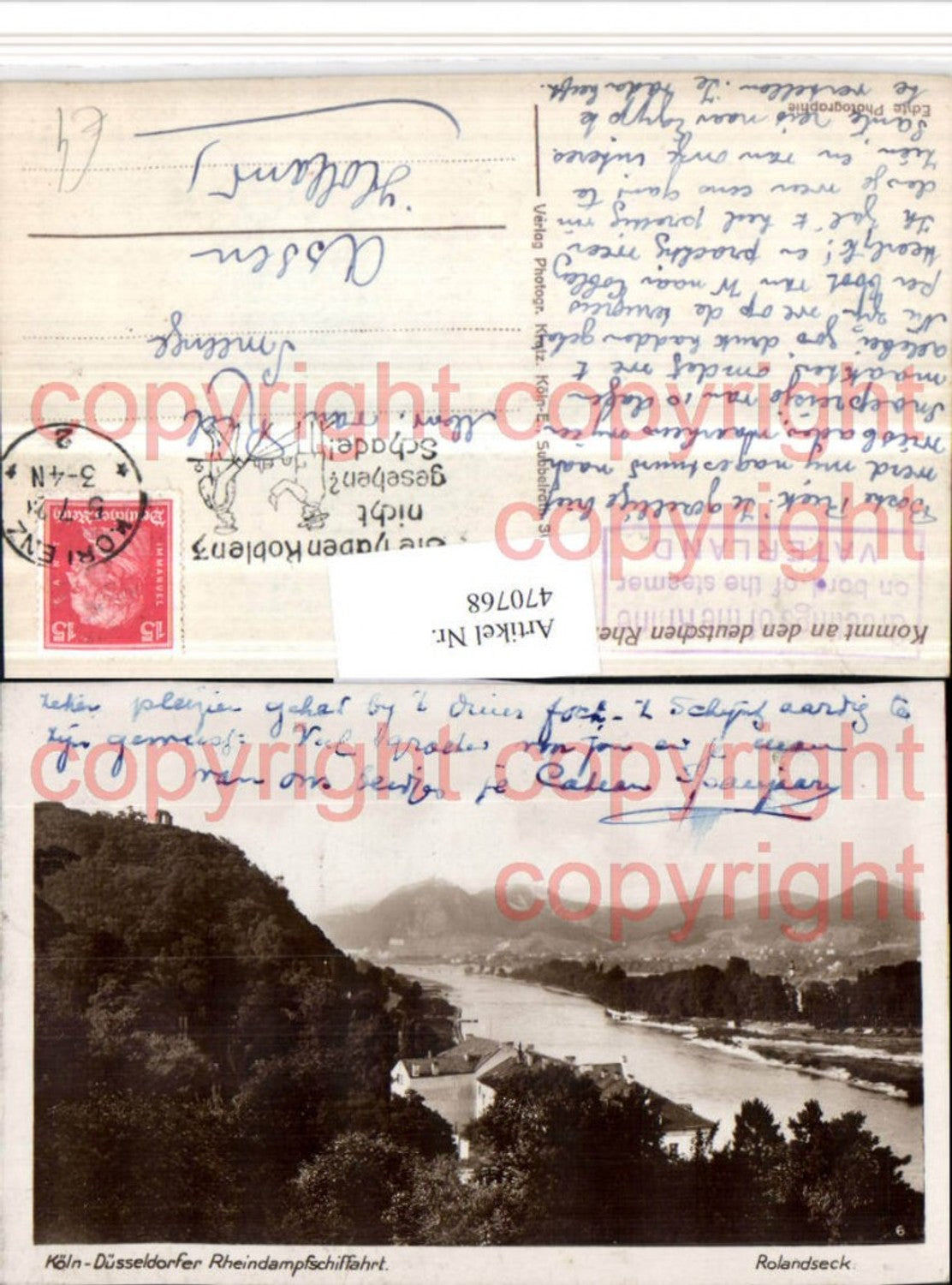 470768,Rolandseck Köln-Düsseldorfer Rheindampfschiffahrt