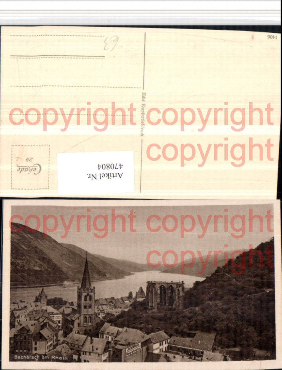 470804,Bacharach am Rhein Totale