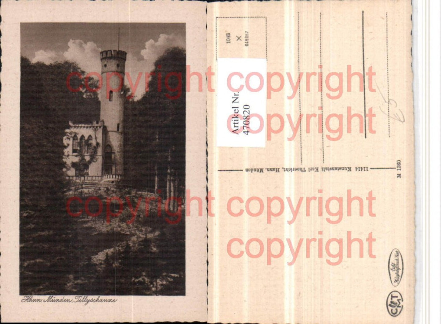 470820,Hannoversch Münden Tillyschanze Turm