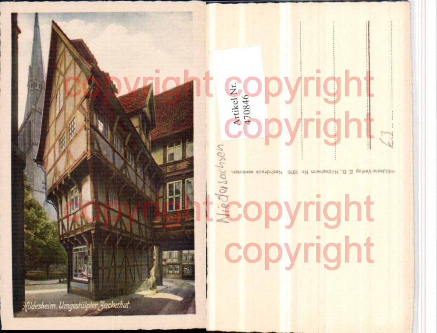 470846,Hildesheim Umgestülpter Zuckerhut Haus