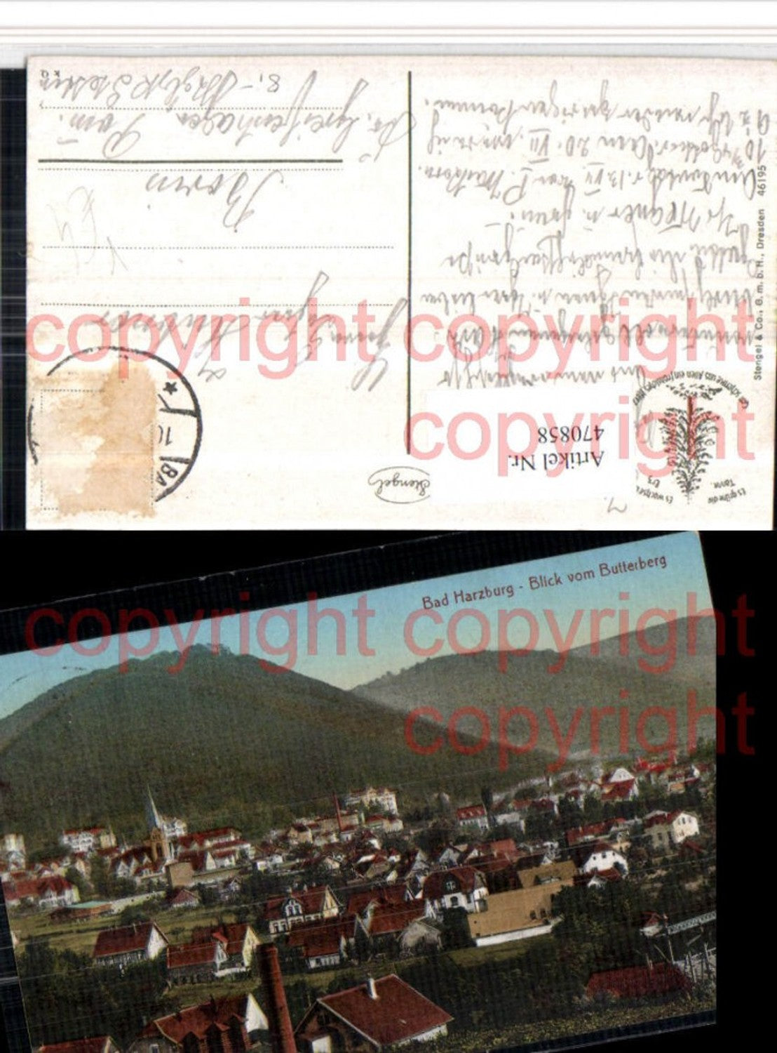 470858,Bad Harzburg Totale vom Butterberg pub Stengel & Co 46195