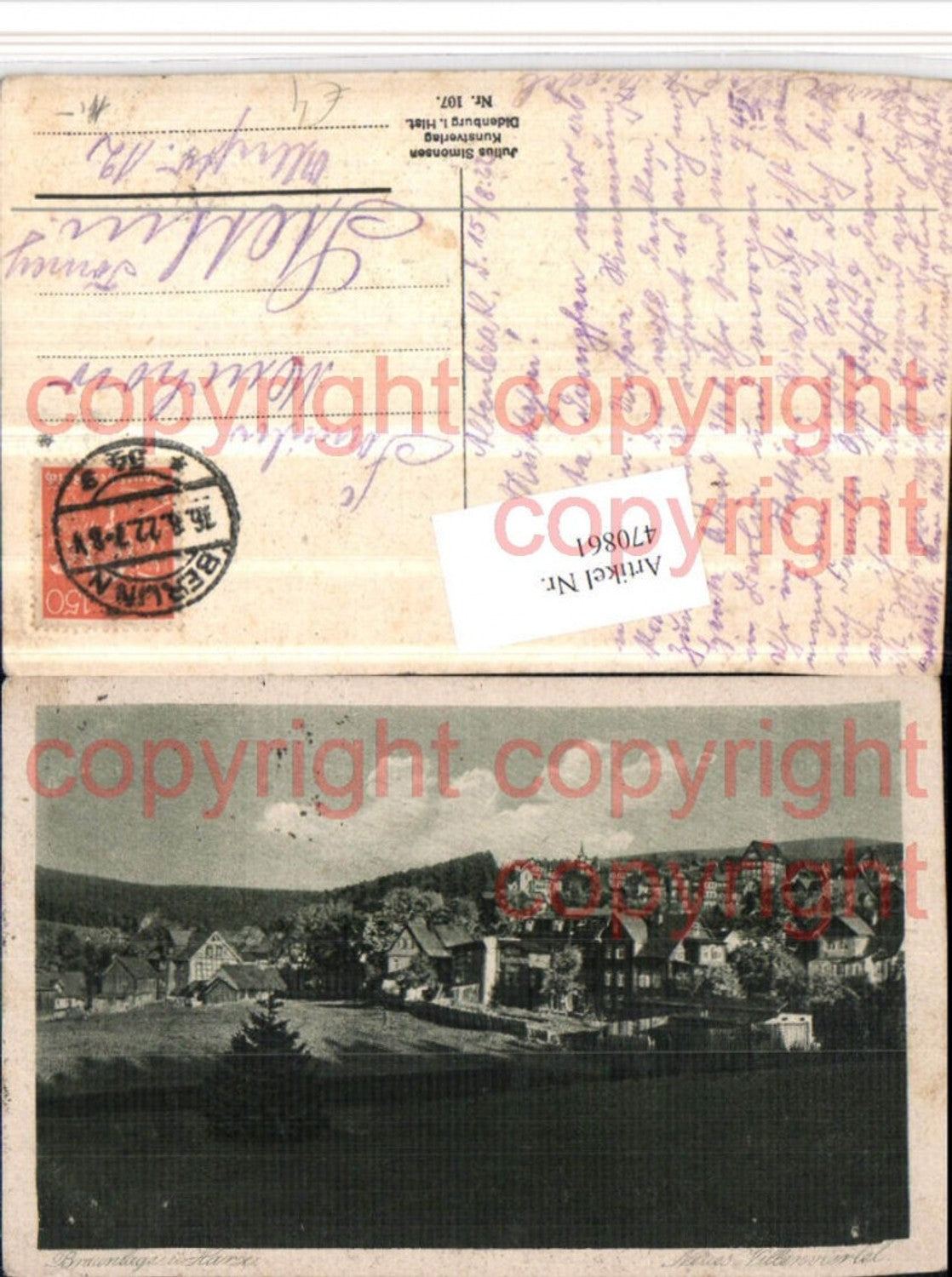 470861,Braunlage im Harz Villenviertel Teilansicht