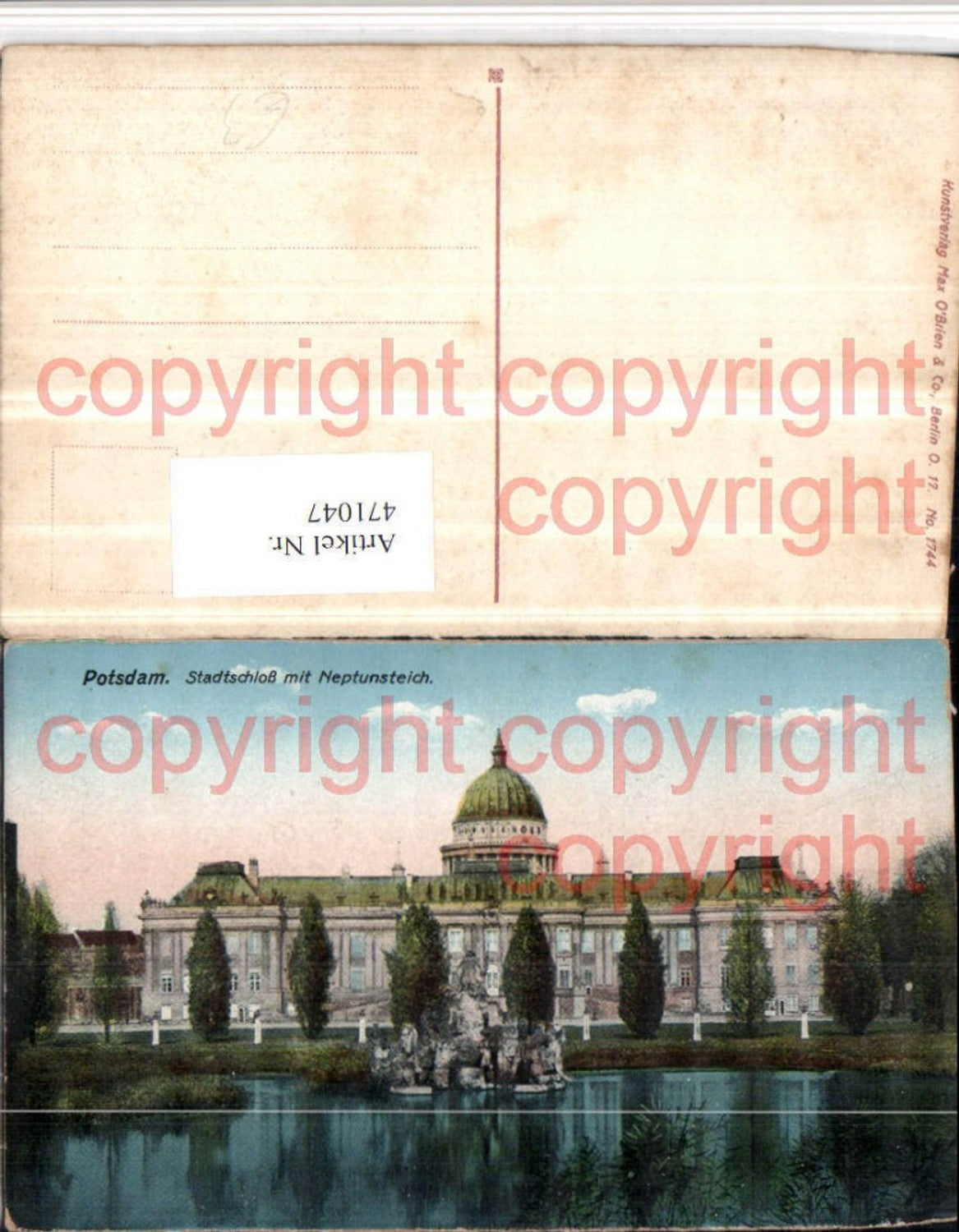 471047, Potsdam City Palace with Neptune Pond