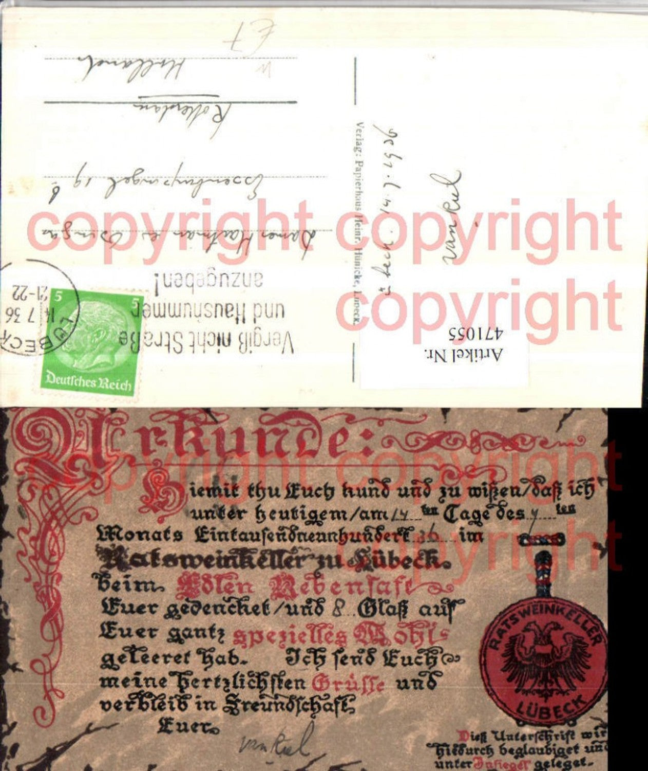 Alte Ansichtskarte – Old Postcard