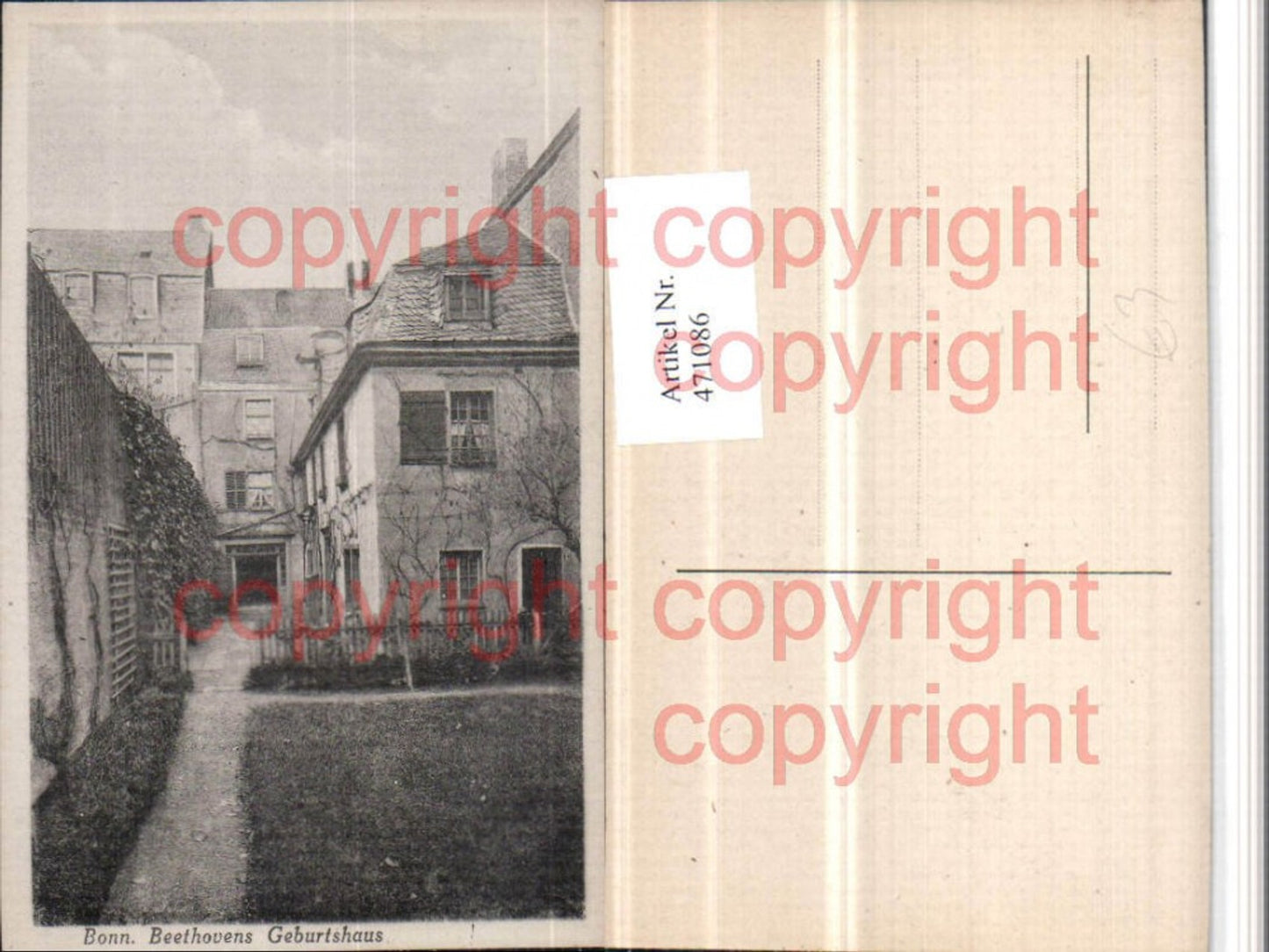 471086,Bonn am Rhein Beethovens Geburtshaus