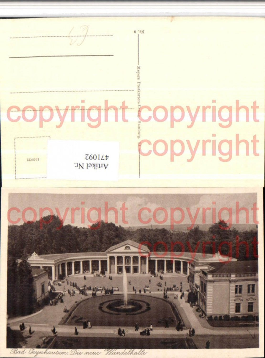 471092,Bad Oeynhausen Wandelhalle Fontäne