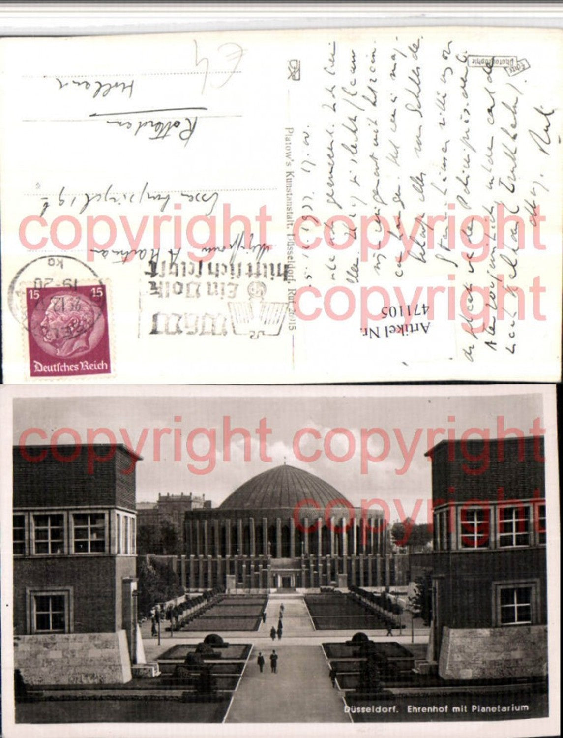 471105,Düsseldorf Ehrenhof m. Planetarium