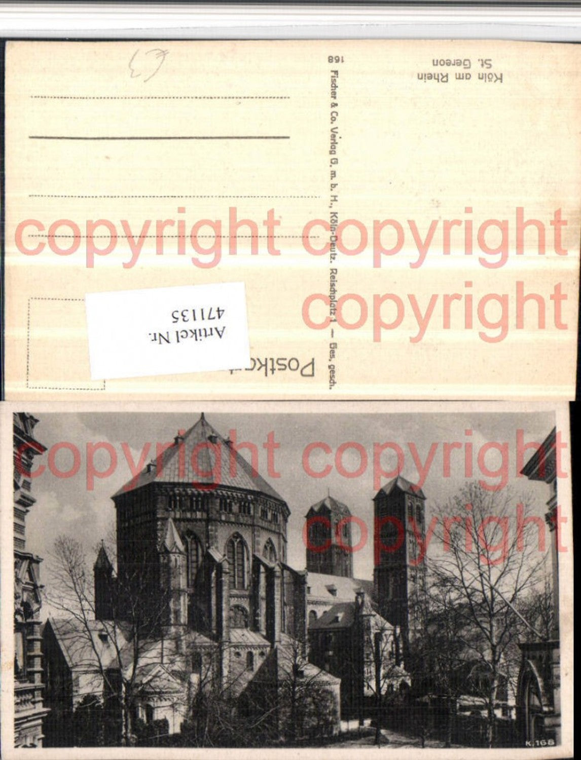 471135,Köln am Rhein St. Gereon Kirche