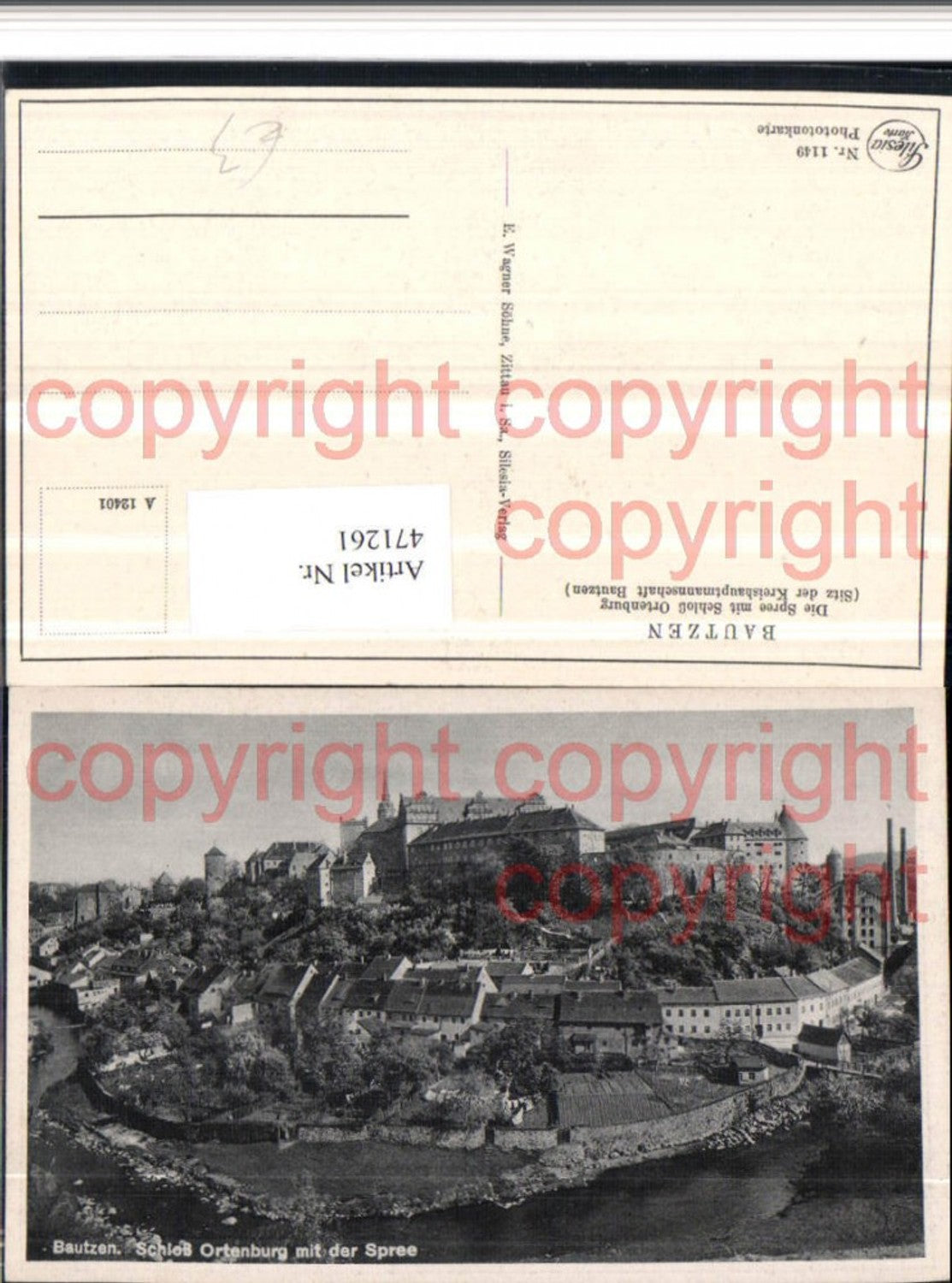 471261,Bautzen an d. Spree Totale m. Schloss Ortenburg