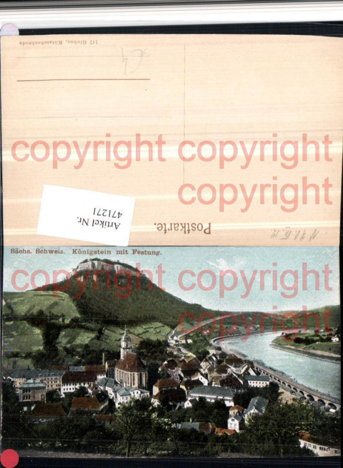 471271,Sächsische Schweiz Königstein Totale m. Festung