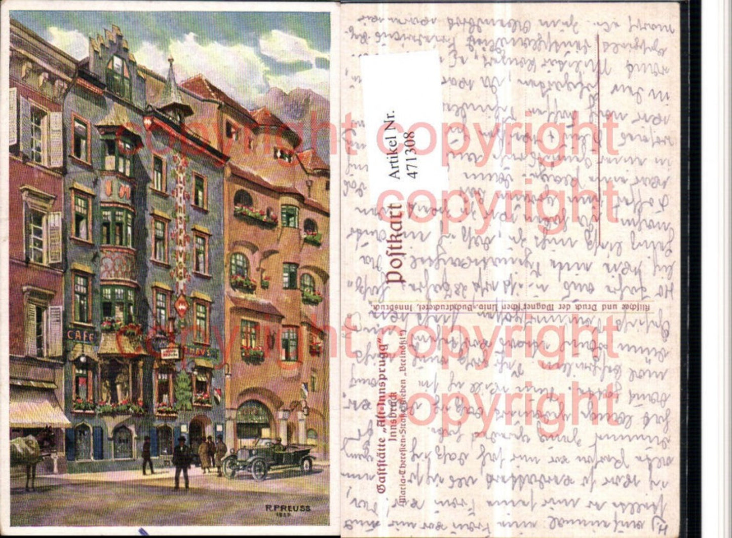 Alte Ansichtskarte – Old Postcard