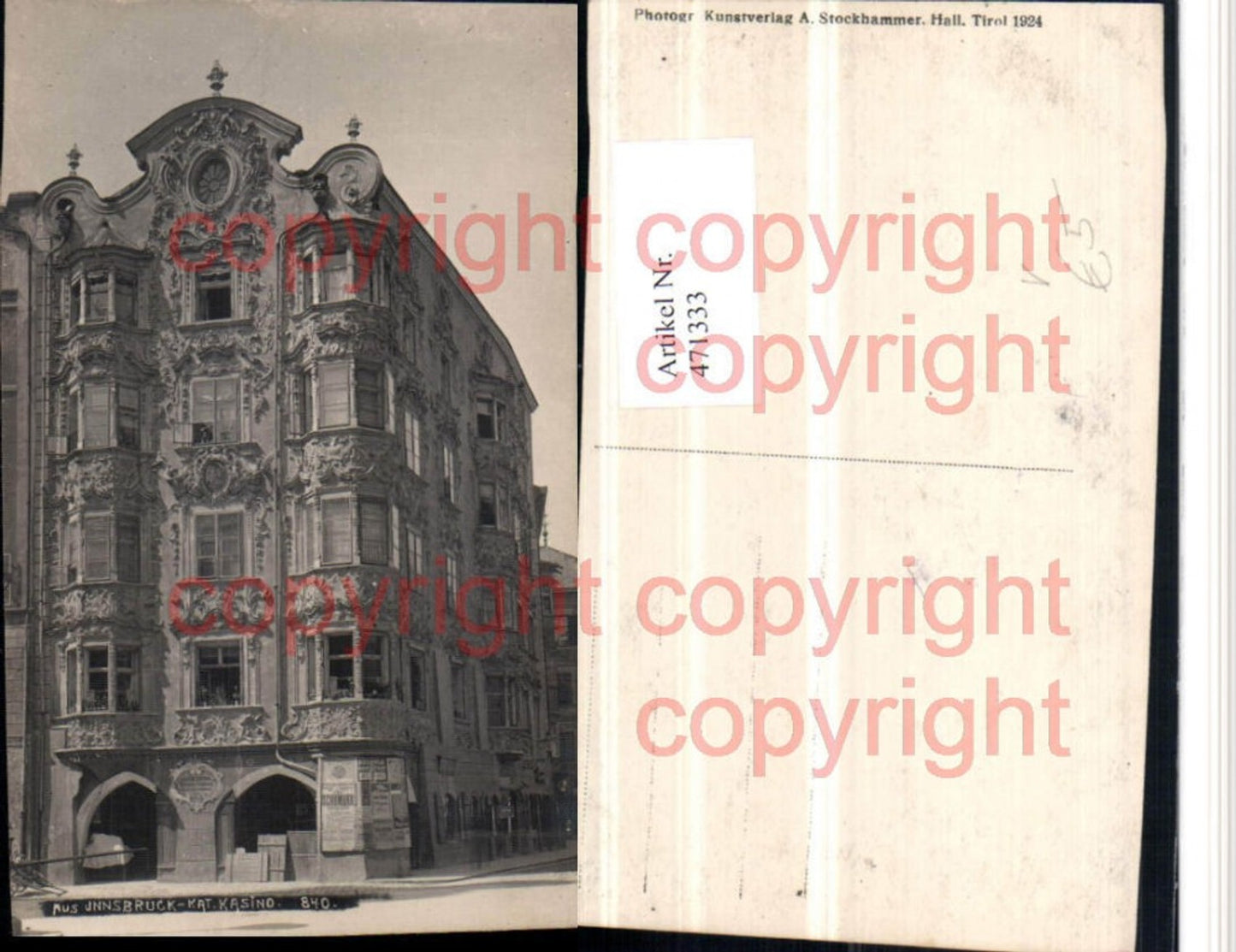 Alte Ansichtskarte – Old Postcard