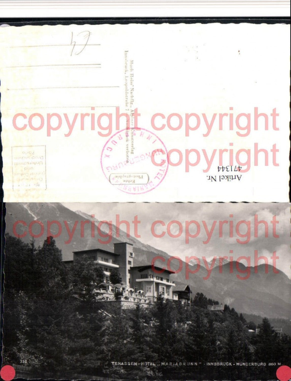 Alte Ansichtskarte – Old Postcard