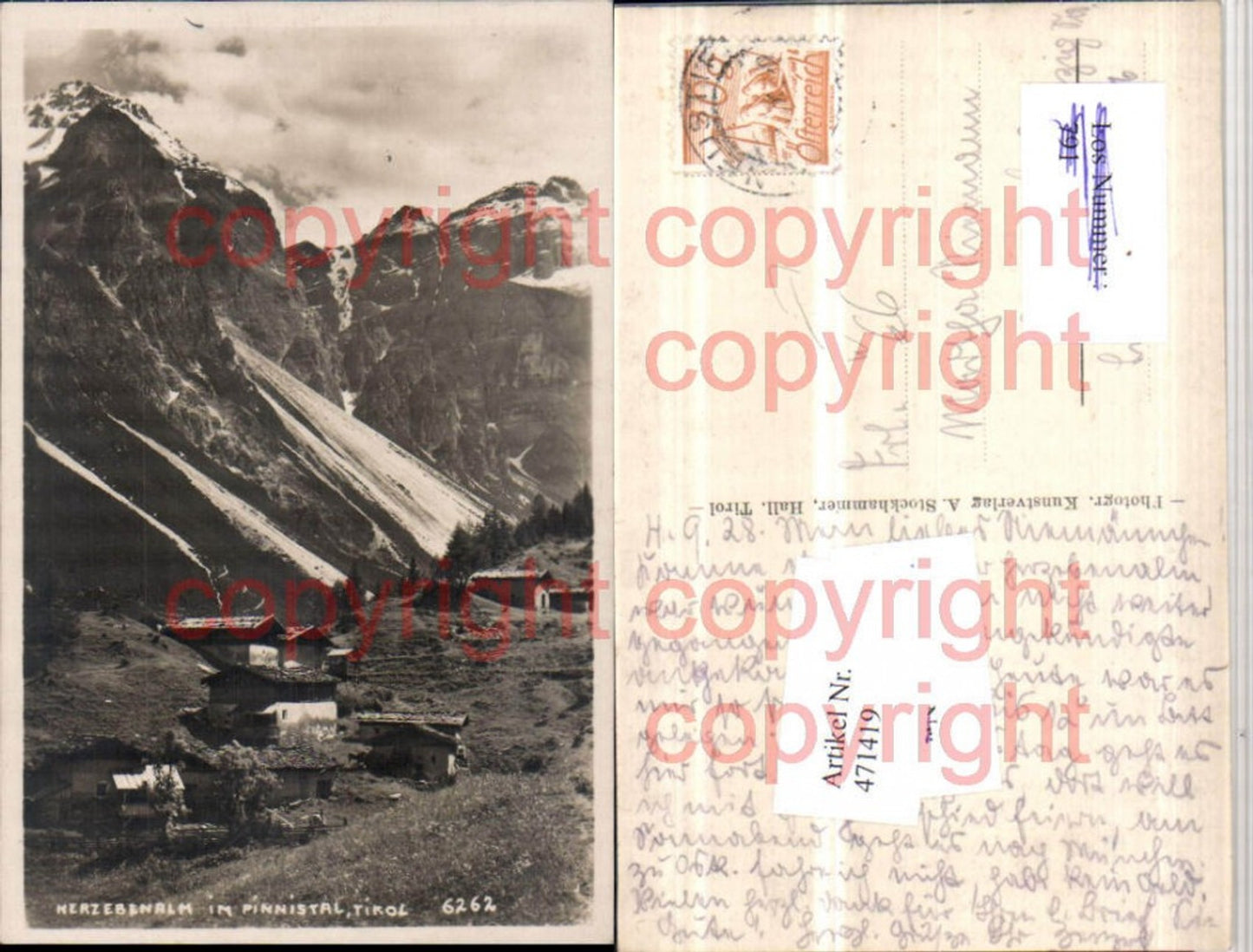 Alte Ansichtskarte – Old Postcard