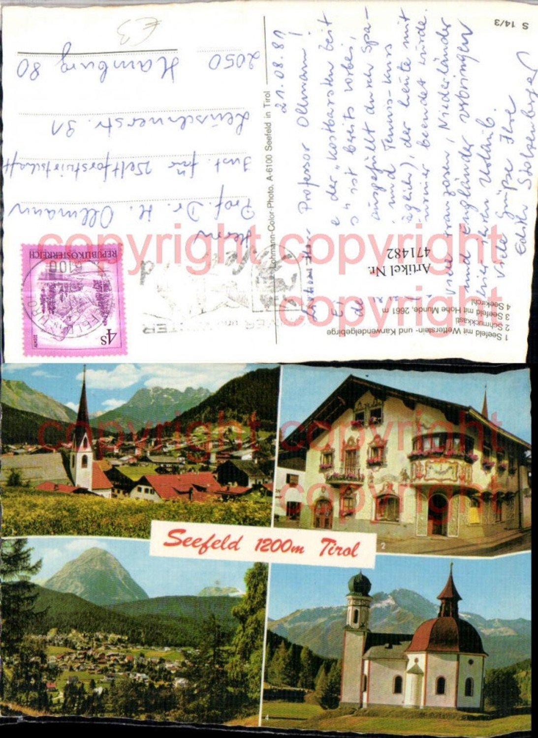 Alte Ansichtskarte – Old Postcard