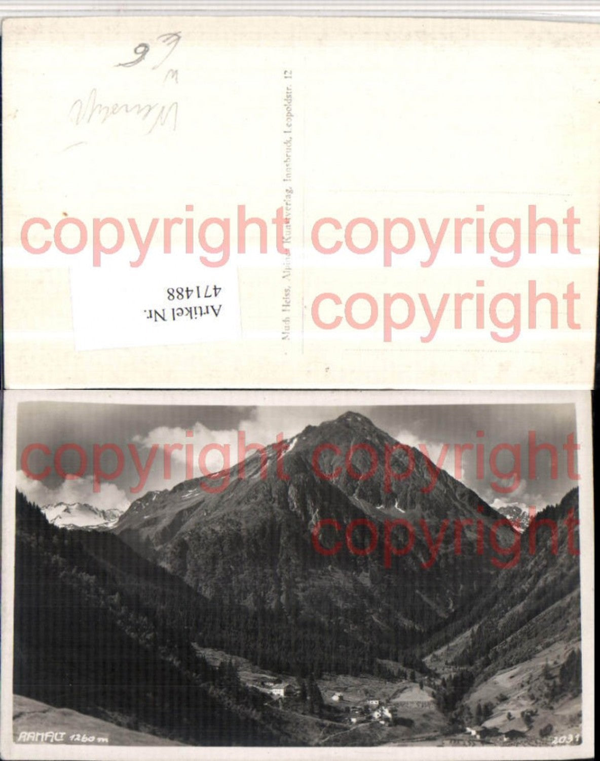 Alte Ansichtskarte – Old Postcard